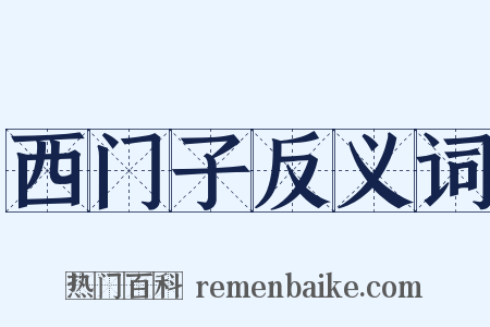 西门子反义词是什么意思的图片
